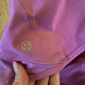 pink purple Lululemon shorts